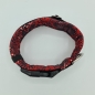 Preview: Halsband schwarz & rot